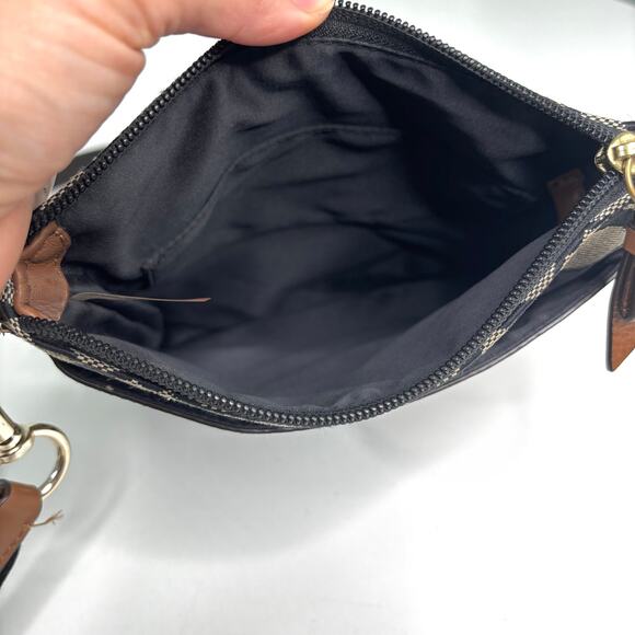 Coach Signature Snake Print Crossbody Bag Leather, Canvas - Picture 8 of 10